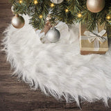 Covor Pentru Bradul De Craciun White Haipai, Diametru 78 Cm, Blana Cu O Grosime 4 Cm