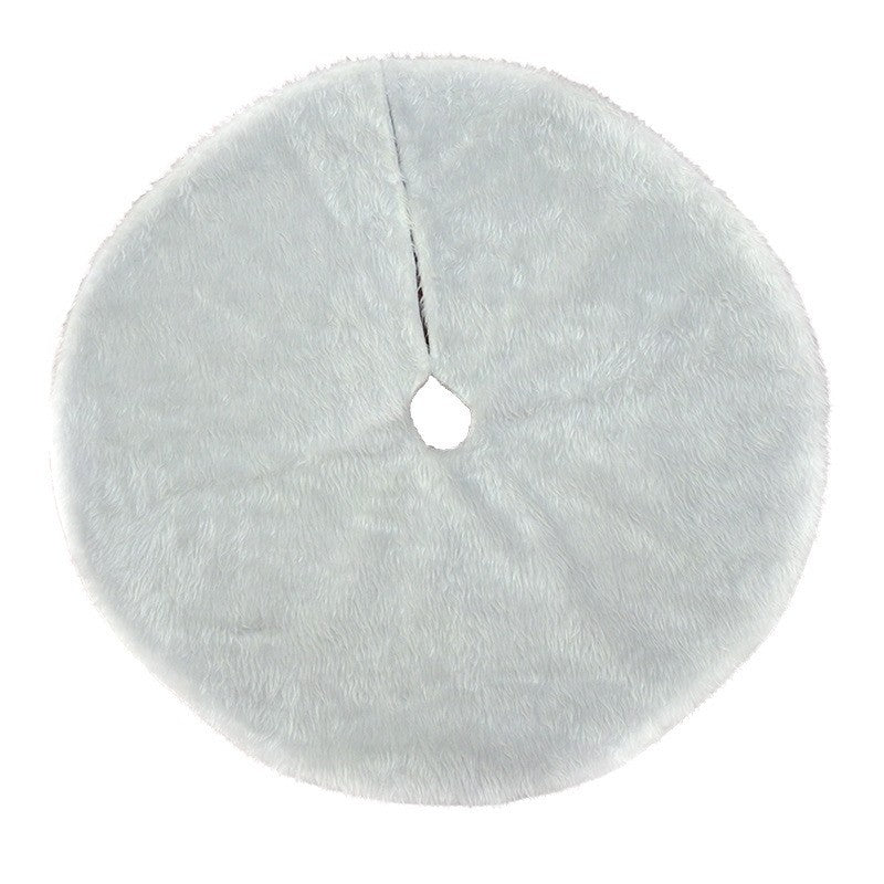 Covor Pentru Bradul De Craciun White Haipai, Diametru 90 Cm, Blana Cu O Grosime 4 Cm - vivimall.ro