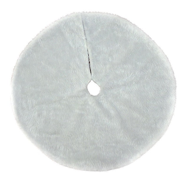 Covor Pentru Bradul De Craciun White Haipai, Diametru 90 Cm, Blana Cu O Grosime 4 Cm - vivimall.ro