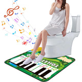 Covoras de Baie, Vivimall, Model Pian Electric, Interactiv, 3 Moduri, +14 Ani, din Panza, cu Baterii, 60 x 48 cm, Verde - vivimall.ro