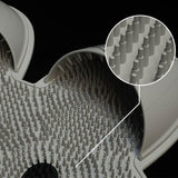 Covoras de Baie, Flippy, pentru Masaj/Spalat Picioare, din TPE, Antiderapant, 45 x 45 cm, Model Iepuras, Gri