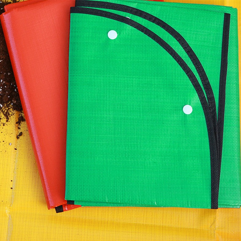 Covoras de Gradinarit, Vivimall, pentru Cultivarea Plantelor si Schimbarea Solului, din Panza Ingrosata, 50x50 cm, Pliabil, Verde - vivimall.ro