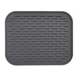 Covoras din Silicon pentru Scurgere Vase, Vivimall, Uz Casnic, Rezistent la Temperaturi Ridicate, Izolator, 30x24 cm, Negru - vivimall.ro