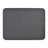 Covoras din Silicon pentru Scurgere Vase, Vivimall, Uz Casnic, Rezistent la Temperaturi Ridicate, Izolator, 43x32.5 cm, Negru - vivimall.ro