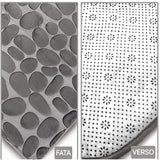 Covoras Pentru Baie Antiderapant, Uscare Rapida, Model 3D Piatra, 40X60 Cm - vivimall.ro