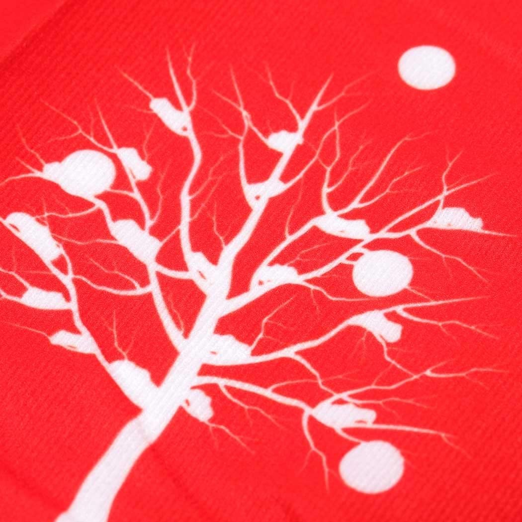Covoras Pentru Bradul De Craciun, Din Tesatura Pufoasa, Cu Fundite De Prindere, Rosu/, Diametru 90 Cm - vivimall.ro