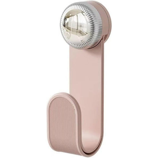 Suport de Bucatarie, Vivimall, Rotativ, din Plastic, Aplicare prin Lipire, 5 x 5 x 18.5 cm, Roz - vivimall.ro