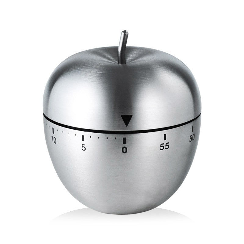 Cronometru De Bucatarie, Mecanic, Forma De Mar, Din Otel Inoxidabil, 60 Min Timer, 7.5 X 6.2 Cm, Argintiu - vivimall.ro
