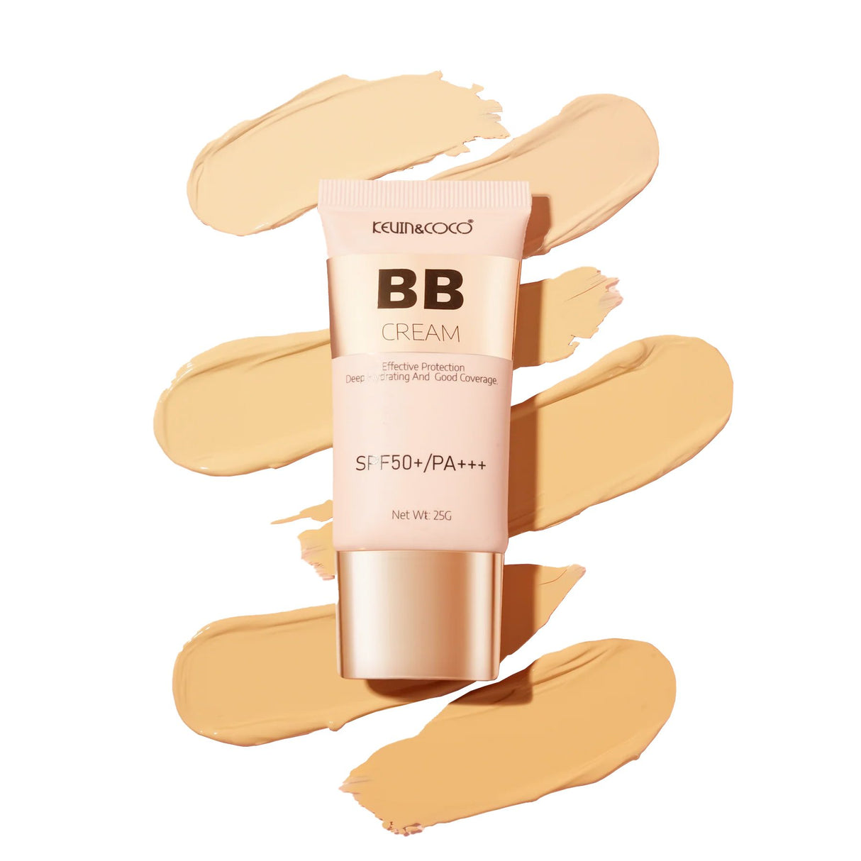 Crema BB Kevin&Coco Radiance-Enhancing, SPF 50+, PA +++, 4.5x1.5x10.8cm, 25 g, Nuanta KC06 - vivimall.ro