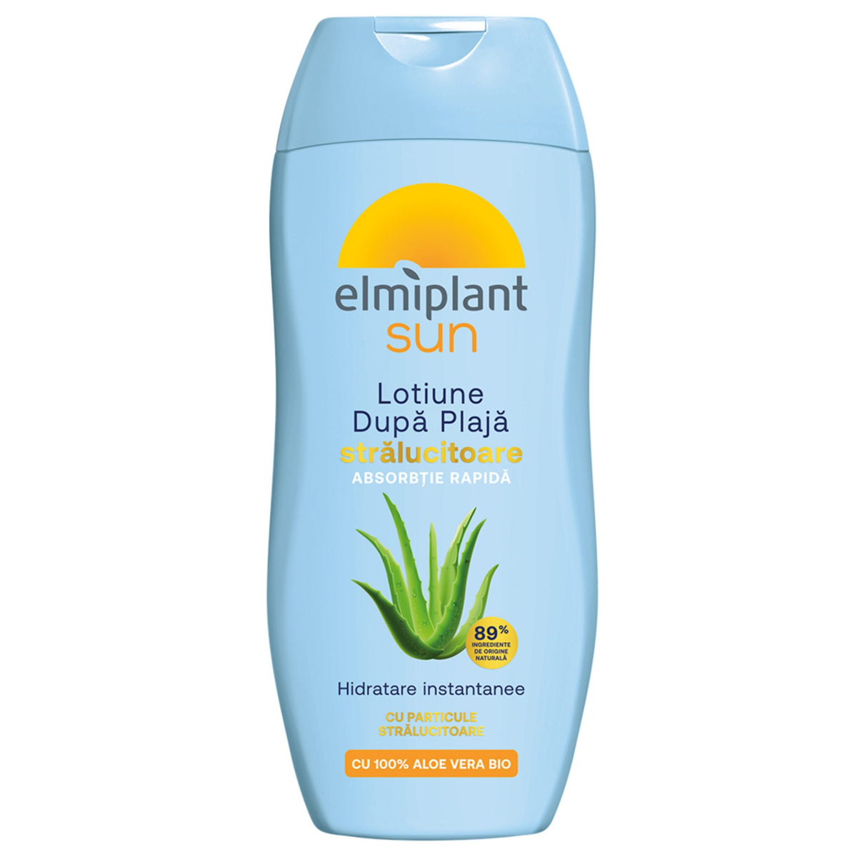 Crema Hidratanta Dupa Plaja, Lapte Hidratant cu Efect Stralucitor, Elmiplant Sun, 200 ml - vivimall.ro