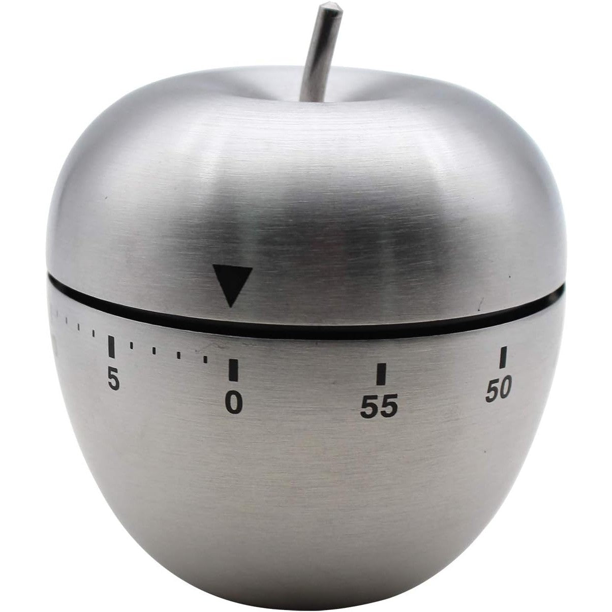 Cronometru De Bucatarie, Mecanic, Forma De Mar, Din Otel Inoxidabil, 60 Min Timer, 7.5 X 6.2 Cm, Argintiu - vivimall.ro