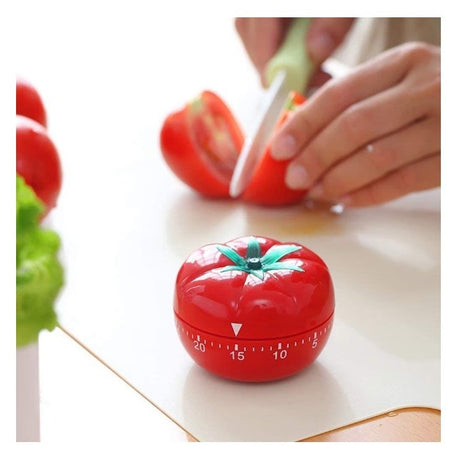 Cronometru mecanic bucătărie, formă roșie, 60 min | CookTime - vivimall.ro