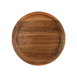 Farfurie din Lemn, Vivimall, Rotunda, pentru Alimente sau Decor, 15 x 1.5 cm, Natur - vivimall.ro