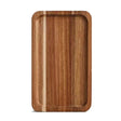 Tava din Lemn, Vivimall, Dreptunghiulara, pentru Alimente sau Decor, 20 x 12 x 1.5 cm, Natur - vivimall.ro