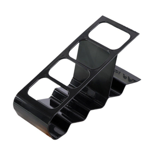 Suport de Birou, Vivimall, din Plastic, pentru Telecomenzi, Telefoane, 18 x 7 x 9 cm, Negru - vivimall.ro