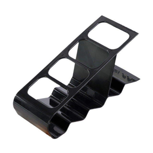 Suport de Birou, Vivimall, din Plastic, pentru Telecomenzi, Telefoane, 18 x 7 x 9 cm, Negru - vivimall.ro