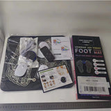 Covoras de Masaj pentru Picioare, EMS, 4 Niveluri de Intensitate, Incarcare USB, Ecran LED, Telecomanda Inclusa, Negru - vivimall.ro