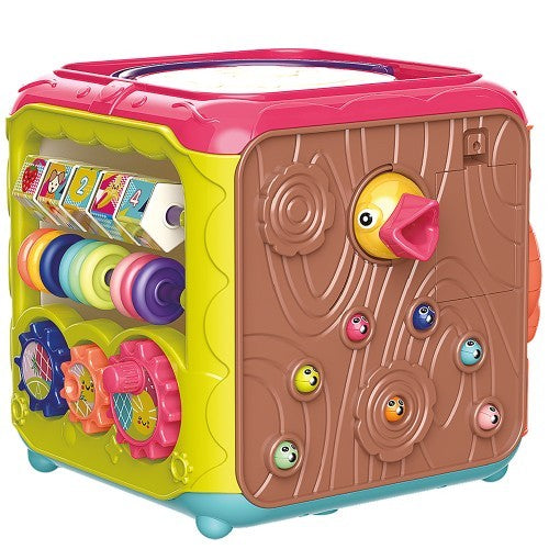 Cub activitati educative 6 in 1 | BabyLearn - vivimall.ro