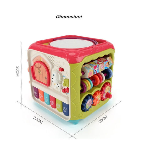 Cub activitati educative 6 in 1 | BabyLearn - vivimall.ro