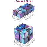 Cub Antistres, Fidget Toy, Infinity Magic Cube, Galaxy