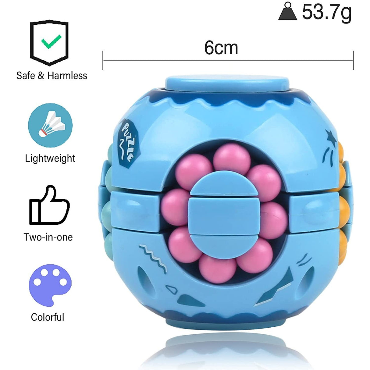 Cub Magic Interactiv, Magic Bean, Jucarie Antistres Potrivit Pentru Copii Si Adulti, Sfera