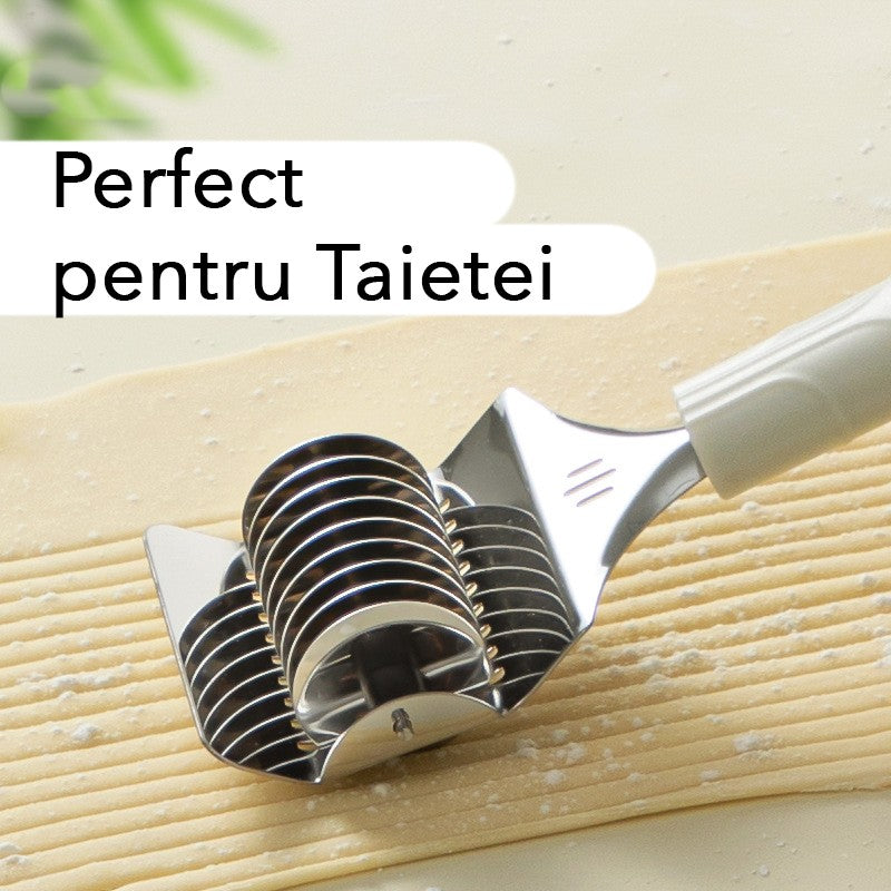 Dispozitiv De Taiat Taietei, Din Plastic Cu Inox Razatoare, Curatator De Legume-Fructe, Maner Anti Alunecare, 22 X 6.5 Cm Alb - vivimall.ro