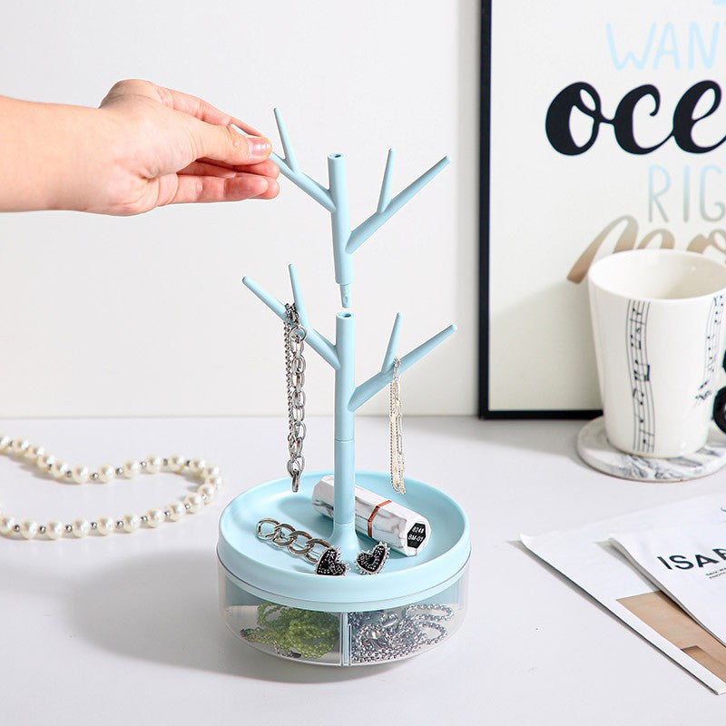 Cutie Rotativa Bijuterii cu Suport Ramura | JewelSpin - vivimall.ro