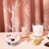 Cutie Rotativa Bijuterii cu Suport Ramura | JewelSpin - vivimall.ro