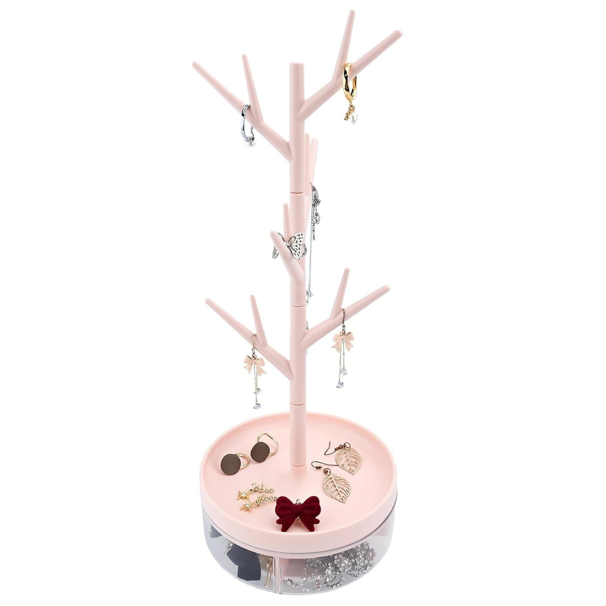 Cutie Rotativa Bijuterii cu Suport Ramura | JewelSpin - vivimall.ro