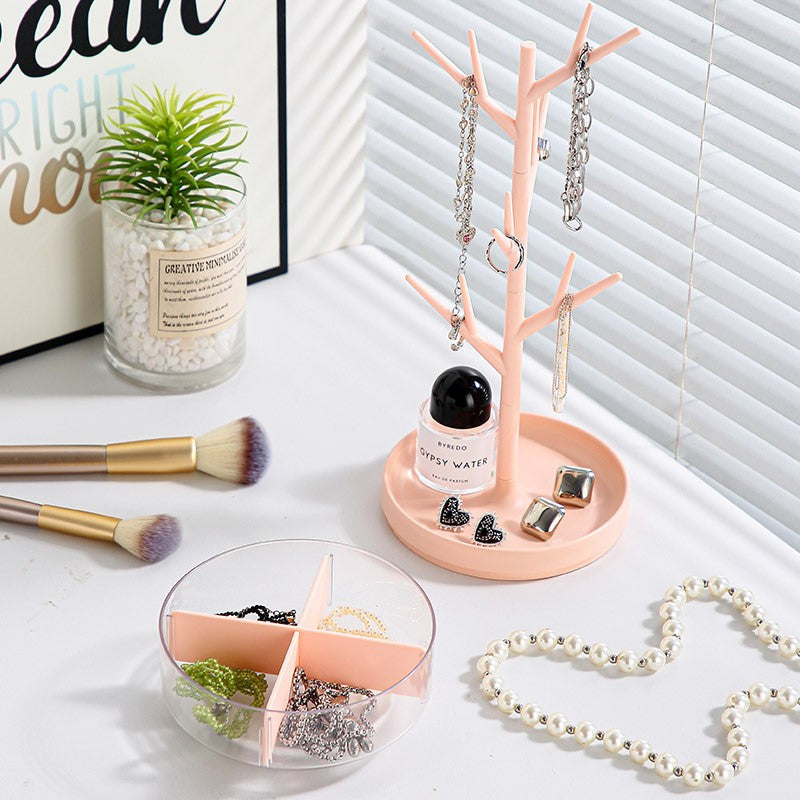 Cutie Rotativa Bijuterii cu Suport Ramura | JewelSpin - vivimall.ro