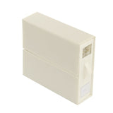 Cutie Depozitare Lenjerii de Pat, Vivimall, Pliabila, Capacitate 18l, 38x33x12 cm, din Panza Oxford cu PP Incorporat, Fereastra Vizibila, Alb Ivoir - vivimall.ro