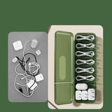 Cutie Organizatoare Pentru Cabluri, Din Plastic,