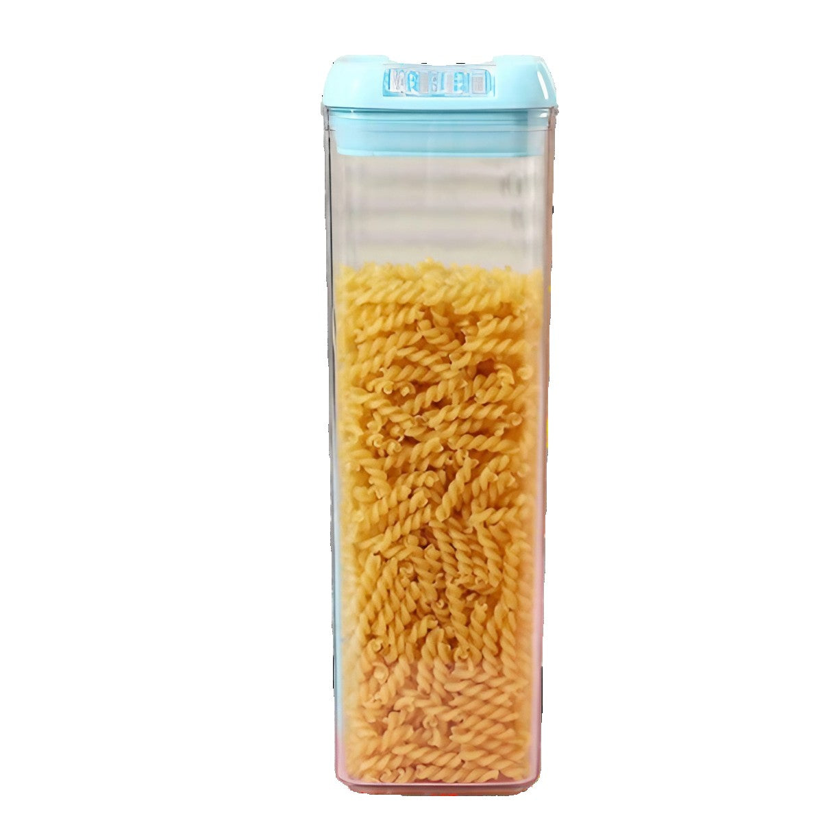 Cutie De Depozitare Alimente, 1.2L, Capac Albastru, Din Pp+Pet, Inchidere Ermetica, 10 X, Transparent - vivimall.ro