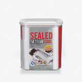 Cutie De Depozitare Alimente, 1L, Capac Alb, Din Abs+Silicon, 14.5 X, Transparent - vivimall.ro