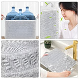 Cutie de Depozitare cu Fermoar, Vivimall, Pliabila, Maner Ranforsat, Fermoar Rezistent, pentru Haine, Paturi, Plapumi, Perne, Lenjerii de Pat, Jucarii, 61x50x71 cm, 210 Litri, Gri - vivimall.ro