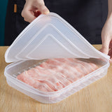 Cutie De Depozitare De Uz Casnic, Caserola Pentru Frigider, Rezistenta La Umiditate, Rezervor Sigilat Pentru Depozitare Alimentara, 24.5 X 18.5 X 3.5Cm, Alb Transparent - vivimall.ro
