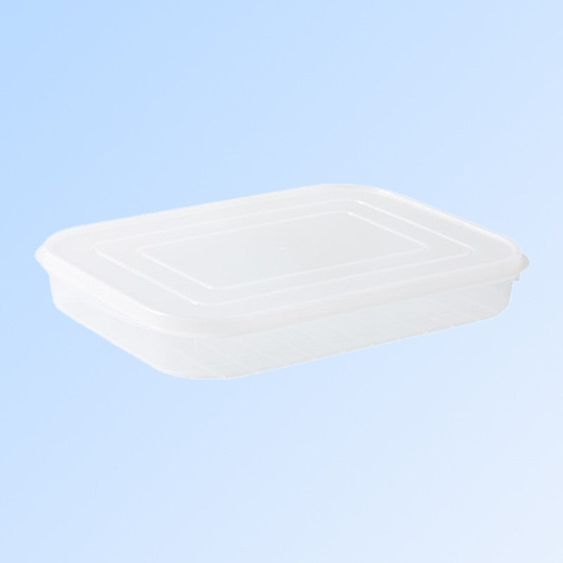 Cutie De Depozitare De Uz Casnic, Caserola Pentru Frigider, Rezistenta La Umiditate, Rezervor Sigilat Pentru Depozitare Alimentara, 24.5 X 18.5 X 3.5Cm, Alb Transparent - vivimall.ro