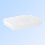 Cutie De Depozitare De Uz Casnic, Caserola Pentru Frigider, Rezistenta La Umiditate, Rezervor Sigilat Pentru Depozitare Alimentara, 24.5 X 18.5 X 3.5Cm, Alb Transparent - vivimall.ro