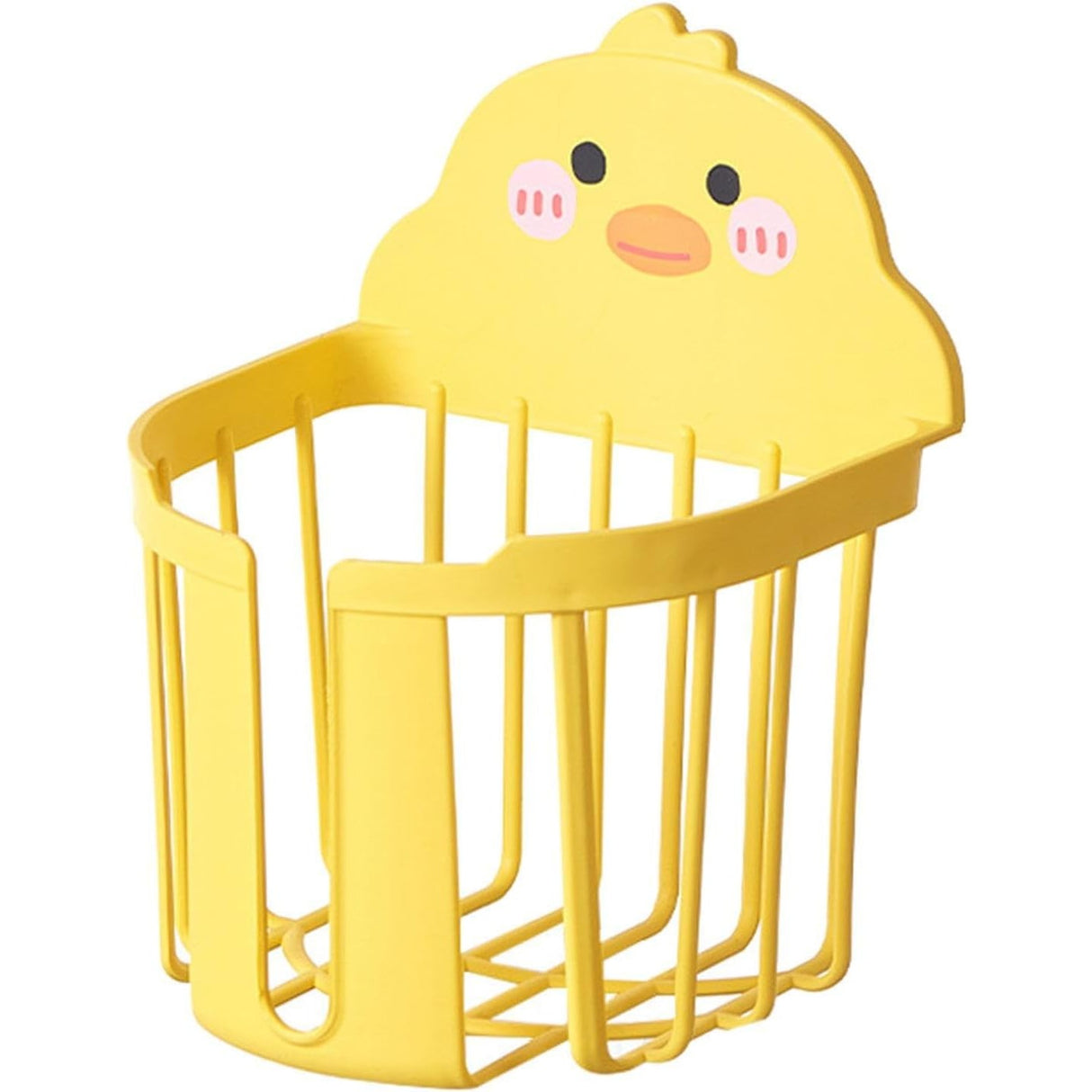 Cutie de Depozitare, Vivimall, din Plastic, Montare pe Perete, Model Ratusca, 17.5x13.5x12 cm, Galben - vivimall.ro