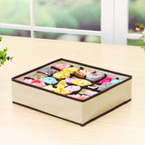 Cutie De Depozitare, Pentru Lenjerie, Sosete Si Sutiene, Material Textil, 24 Compartimente, Culoare