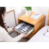 Cutie De Depozitare, Pentru Lenjerie, Sosete Si Sutiene, Material Textil, 24 Compartimente, Culoare