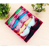 Cutie De Depozitare, Pentru Lenjerie, Sosete Si Sutiene, Material Textil, 7 Compartimente, Culoare