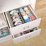 Cutie De Depozitare, Pentru Lenjerie, Sosete Si Sutiene, Material Textil, 8 Compartimente, Culoare
