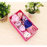 Cutie De Depozitare, Pentru Lenjerie, Sosete Si Sutiene, Material Textil, 8 Compartimente, Culoare