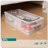 Cutie De Depozitare, Pentru Pantofi Haine, Din Plasa Pvc Impermeabila Si Cadru De Otel, Pliabila, Fermoar Bidirectional
