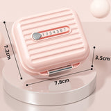 Cutie De Depozitare Pentru Pastile, Cutie De Depozitare Medicamente, Cutie De Depozitare Vitamine, Suplimente, Pentru Fete, Din Plastic Cu Indice Zi - vivimall.ro