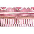 Cutie De Depozitare Pliabila,100 L Din Bumbac Si In, Fereastra Frontala, 2 Usi De Acces Cu Fermoar Bidirectional, Cadru Metalic, Suport Baza Stabil Din Plastic, Motiv Traditional - vivimall.ro