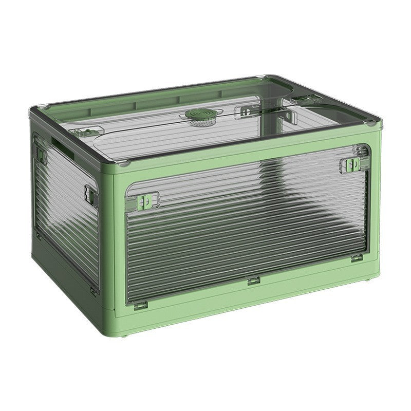 Cutie De Depozitare Pliabila, Cu Capac, 85 L, Plastic