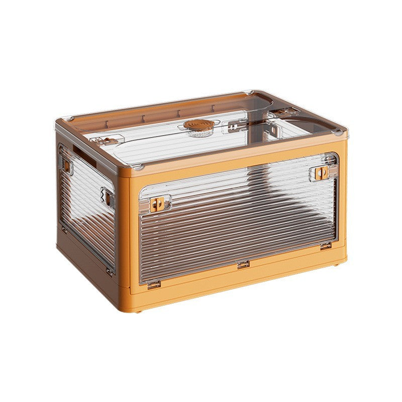 Cutie De Depozitare Pliabila, Cu Capac, 85 L, Plastic