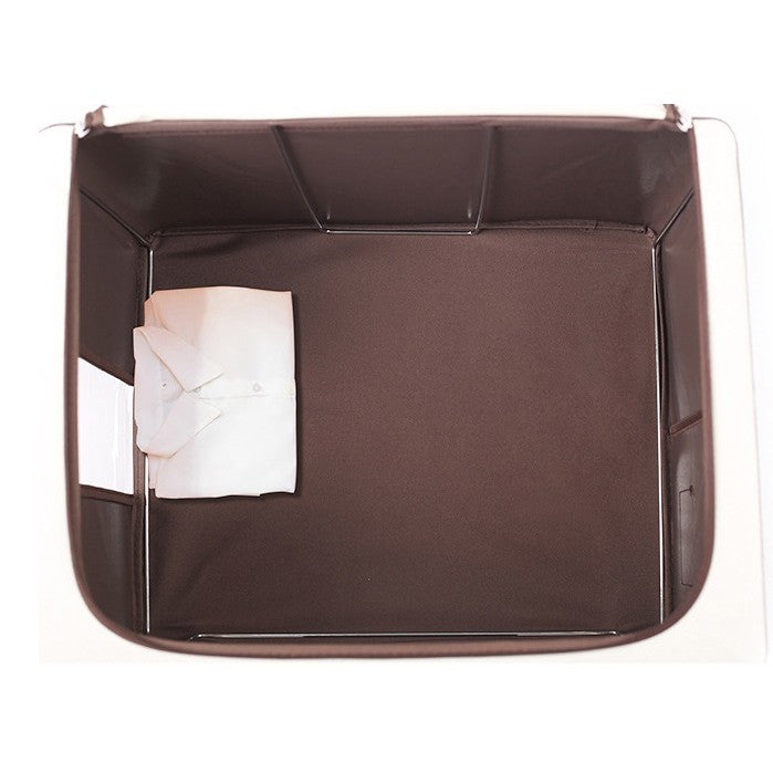 Cutie De Depozitare Pliabila, Cu Fereastra Si Fermoar Dublu, 66 L, Textil Premium, Cadru Metalic, Impermeabila